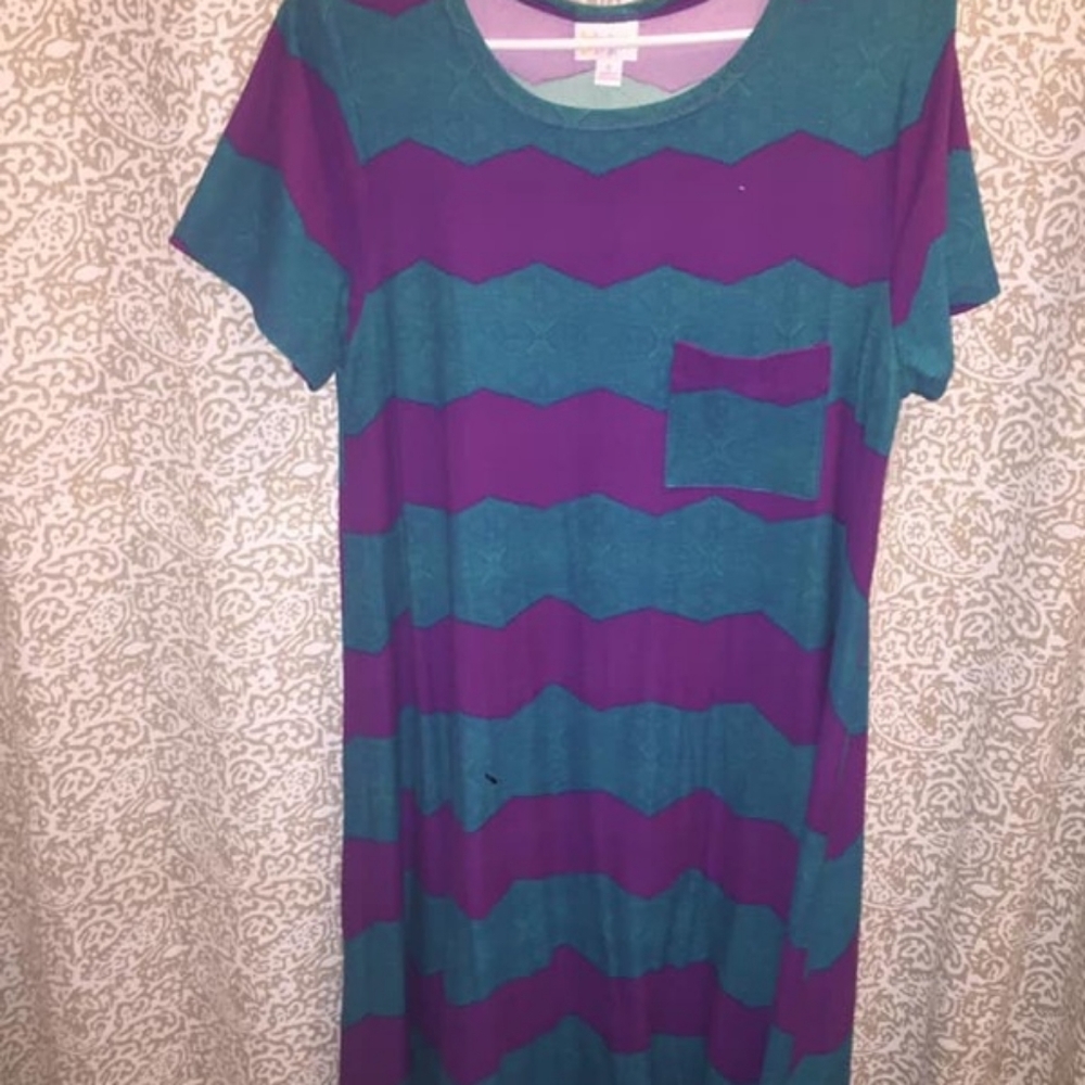 Purple and Blue LuLaRoe dress